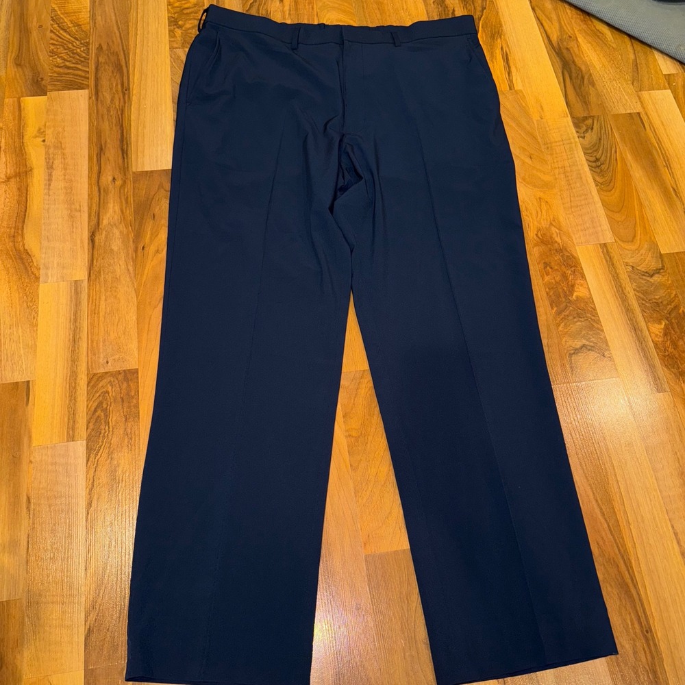 Lands' End Comfort‎ Pants Stretch Dress Casual Work Trousers Blue Size 38